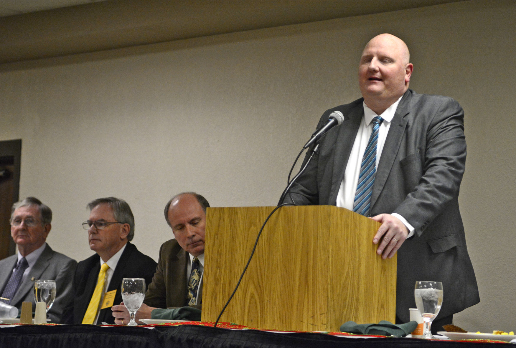 Delegate Mike Porterfield, R-Mercer, at Point of View breakfast